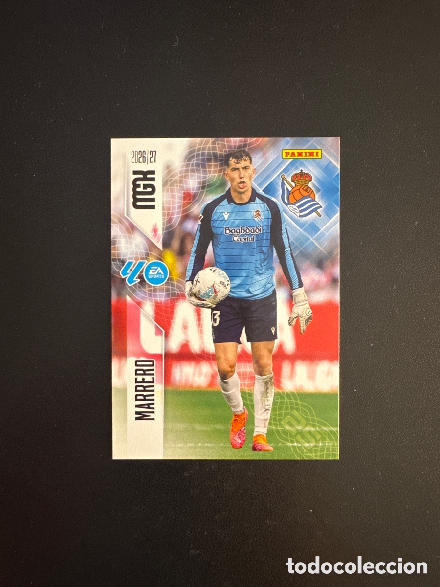 Cromos de f&uacute;tbol: MARRERO REAL SOCIEDAD NUMERO 309 MEGACRACKS 2026 2027