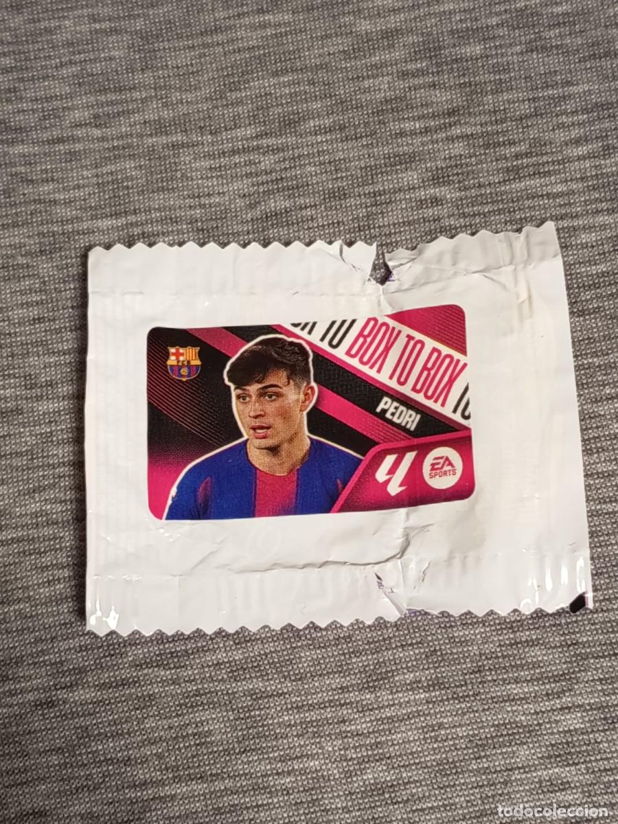 Cromos de f&uacute;tbol: Liga este 26 27 Panini chicle BOX TO PEDRI sin pegar