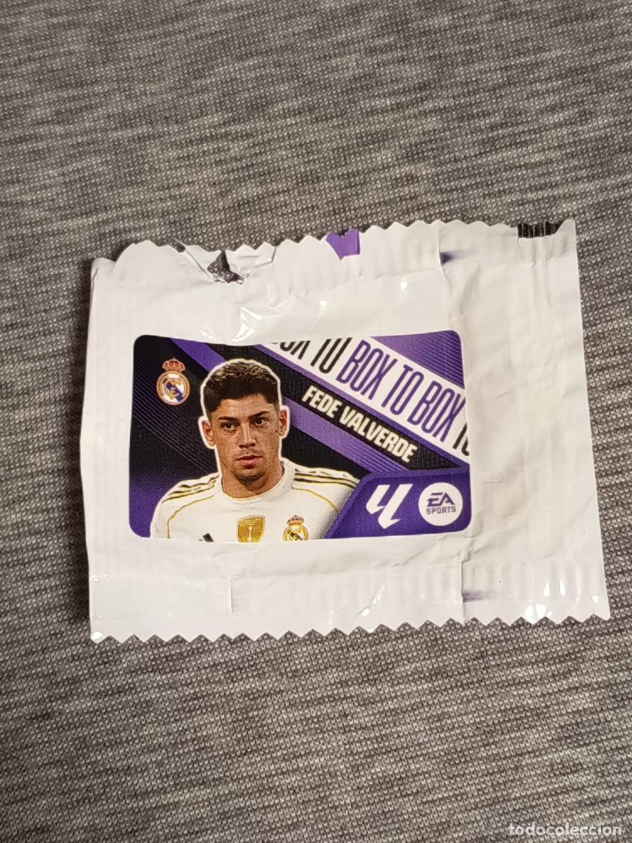 Cromos de f&uacute;tbol: Liga este 26 27 Panini chicle BOX TO FEDE VALVERDE sin pegar