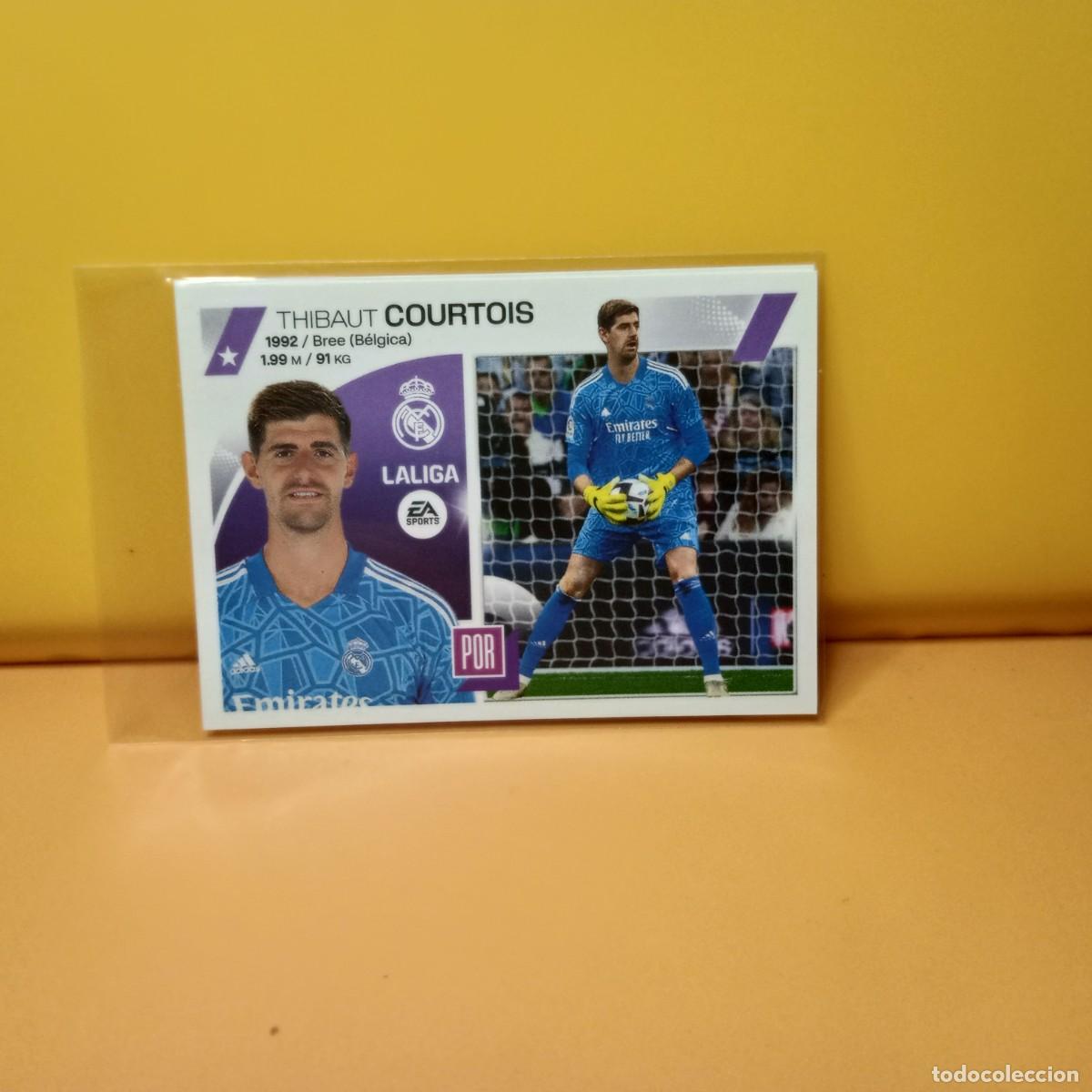 Cromos de f&uacute;tbol: EDICIONES ESTE 2023 2024 23 24 REAL MADRID COURTOIS 3