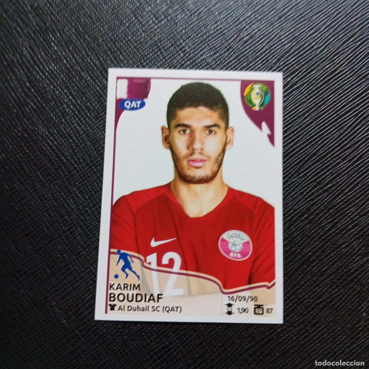 Cromos de f&uacute;tbol: 209 BOUDIAF QATAR PANINI COPA AMERICA BRASIL 2019 CROMO FUTBOL 19 - SIN PEGAR