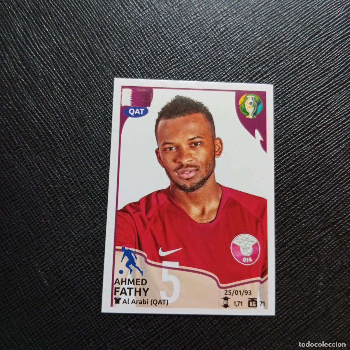 Fu&szlig;ball-Sticker: 214 FATHY QATAR PANINI COPA AMERICA BRASIL 2019 CROMO FUTBOL 19 - SIN PEGAR B