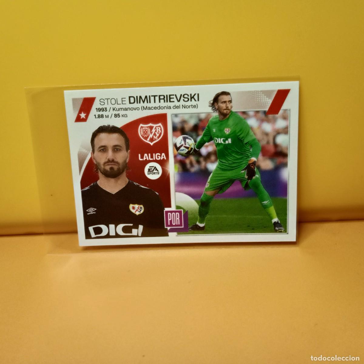 Cromos de f&uacute;tbol: EDICIONES ESTE 2023 2024 23 24 REAL MADRID RAYO VALLECANO DIMITRIEVSKI 3