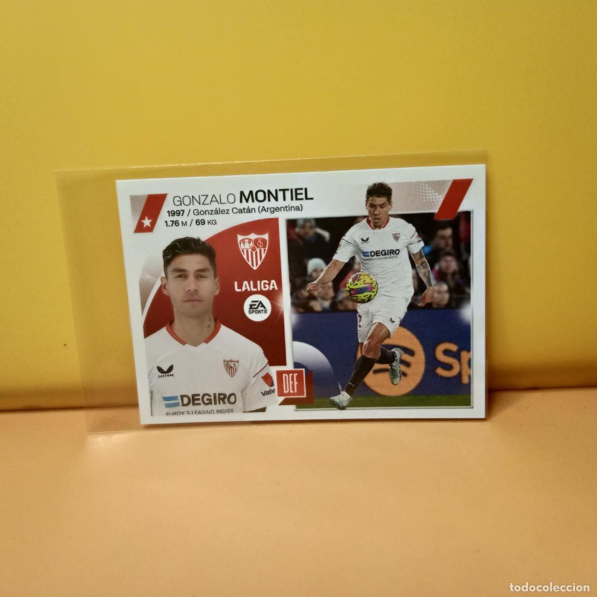 Cromos de f&uacute;tbol: EDICIONES ESTE 2023 2024 23 24 SEVILLA F.C MONTIEL 6A 6 A