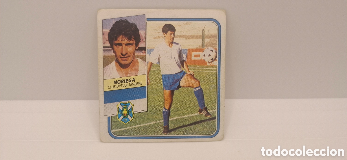 Fu&szlig;ball-Sticker: NORIEGA TENERIFE EDICIONES ESTE 1989 1990 89 90 SIN PEGAR