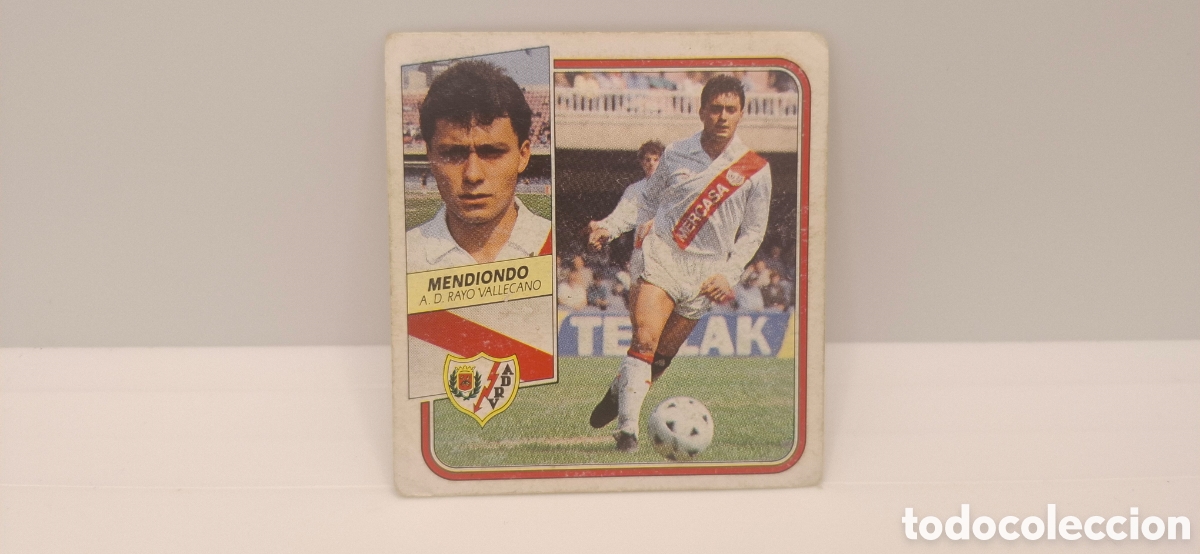 Football Stickers: MENDIONDO RAYO VALLECANO EDICIONES ESTE 1989 1990 89 90 SIN PEGAR
