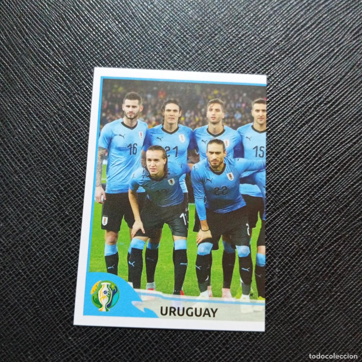 Cromos de f&uacute;tbol: 237 ALINEACION URUGUAY PANINI COPA AMERICA BRASIL 2019 CROMO FUTBOL 19 - SIN PEGAR