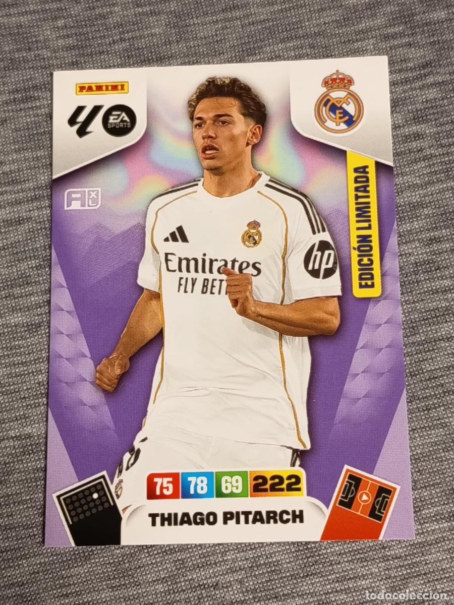 Fu&szlig;ball-Sticker: Adrenalyn XL 2025 2026 25 26 Card THIAGO PITARCH EDICION LIMITADA REAL MADRID nuevo