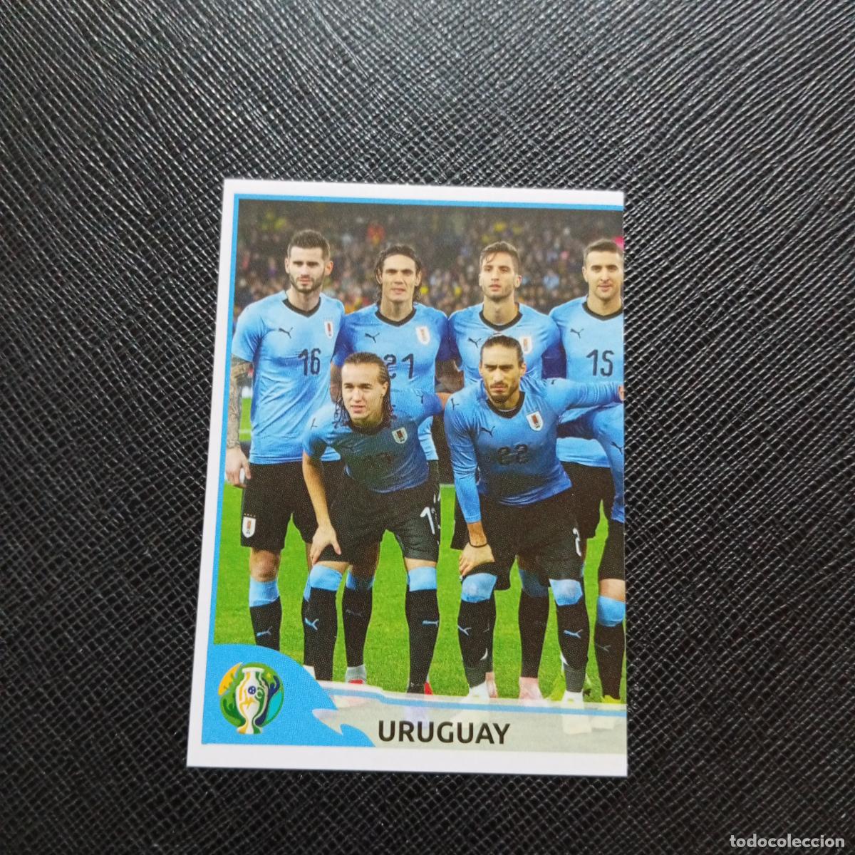 Cromos de f&uacute;tbol: 237 ALINEACION URUGUAY PANINI COPA AMERICA BRASIL 2019 CROMO FUTBOL 19 - SIN PEGAR C