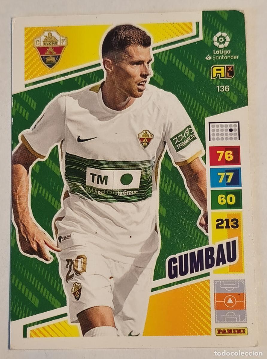 Cromos de f&uacute;tbol: ADRENALYN LA LIGA 2022 2023 PANINI - 136 GUMBAU - ELCHE