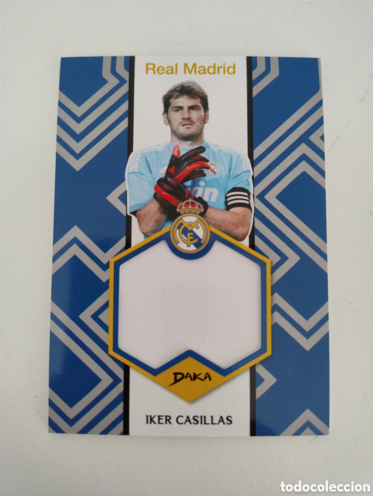 Cromos de f&uacute;tbol: JSY 3 - Iker Casillas - Real Madrid - Daka 2026 Jersey Patch
