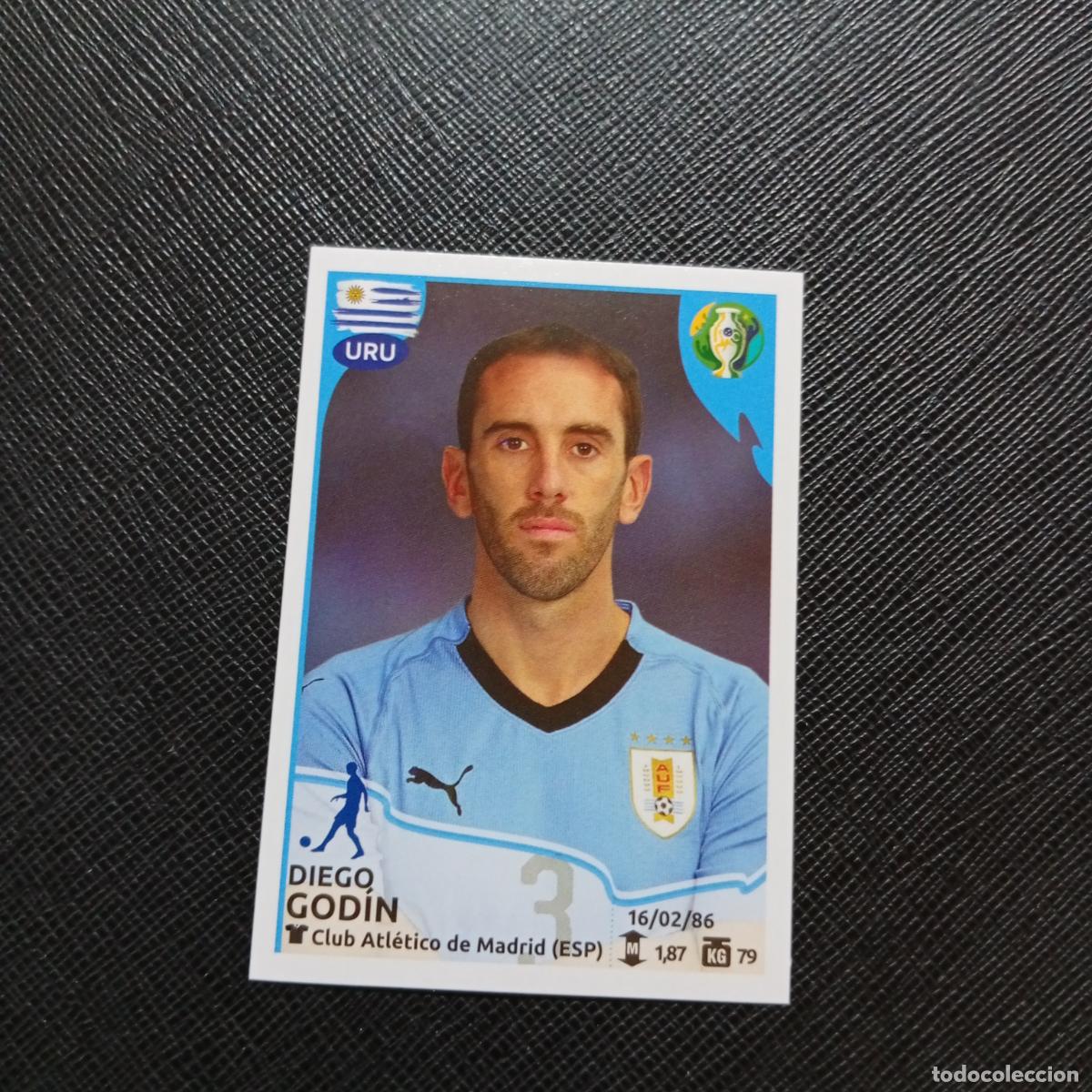Cromos de f&uacute;tbol: 242 GODIN URUGUAY PANINI COPA AMERICA BRASIL 2019 CROMO FUTBOL 19 - SIN PEGAR B