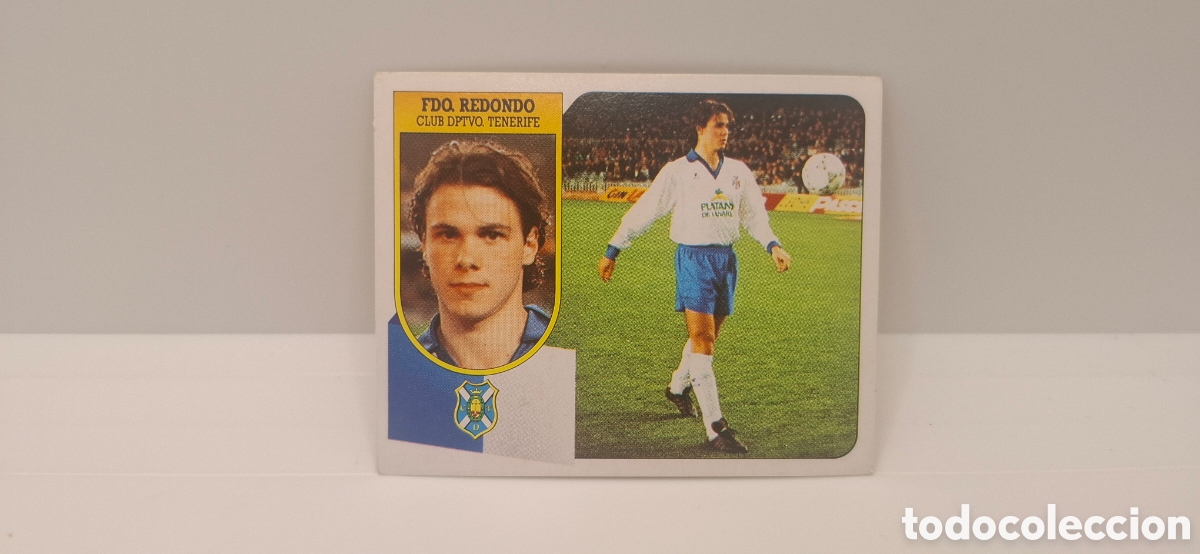 Cromos de f&uacute;tbol: FRANCISCO REDONDO TENERIFE EDICIONES ESTE 1991 1992 91 92 SIN PEGAR