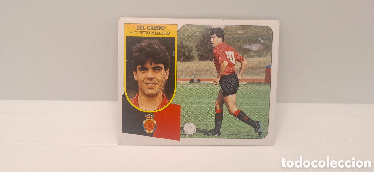 Cromos de f&uacute;tbol: DEL CAMPO MALLORCA EDICIONES ESTE 1991 1992 91 92 SIN PEGAR