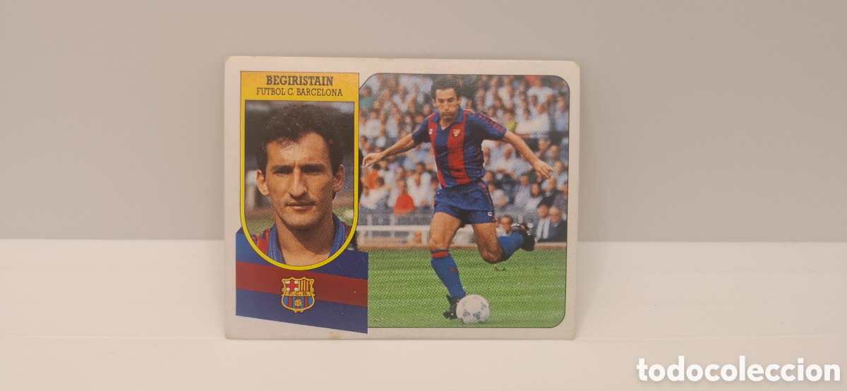 Cartes &agrave; collectionner de Football: BEGIRISTAIN F. C. BARCELONA EDICIONES ESTE 1991 1992 91 92 SIN PEGAR
