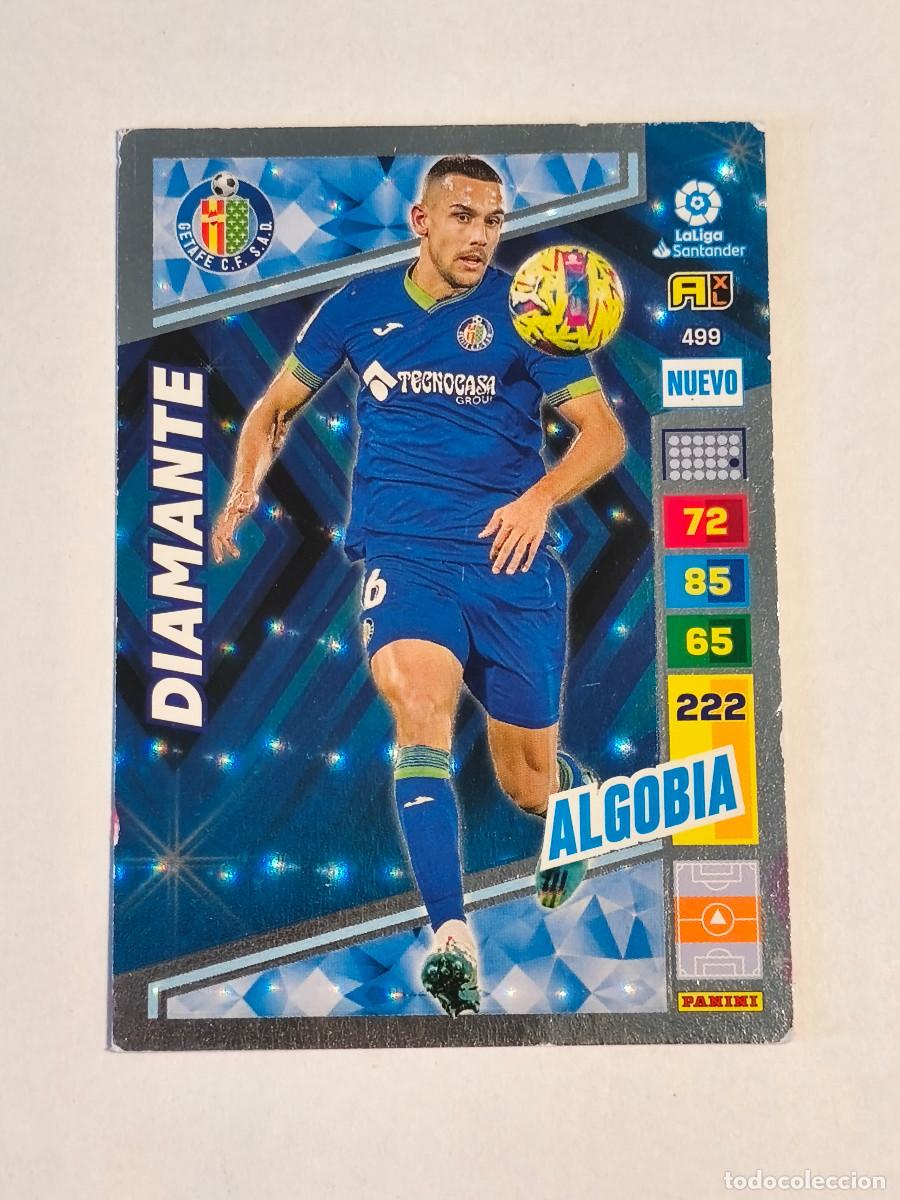 Cartes &agrave; collectionner de Football: ADRENALYN LA LIGA 2022 2023 PANINI - DIAMANTE 499 ALGOBIA - GETAFE C.F.