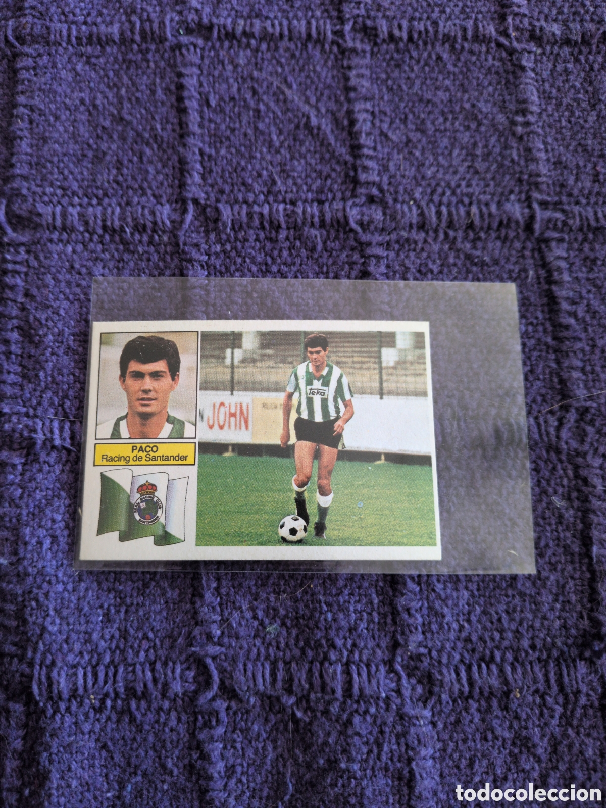 Cromos de Futebol: ULTIMOS FICHAJES 11 - EDICIONES ESTE TEMP. 82/83 - RACING DE SANTANDER - PACO - NUNCA PEGADO - NUEVO