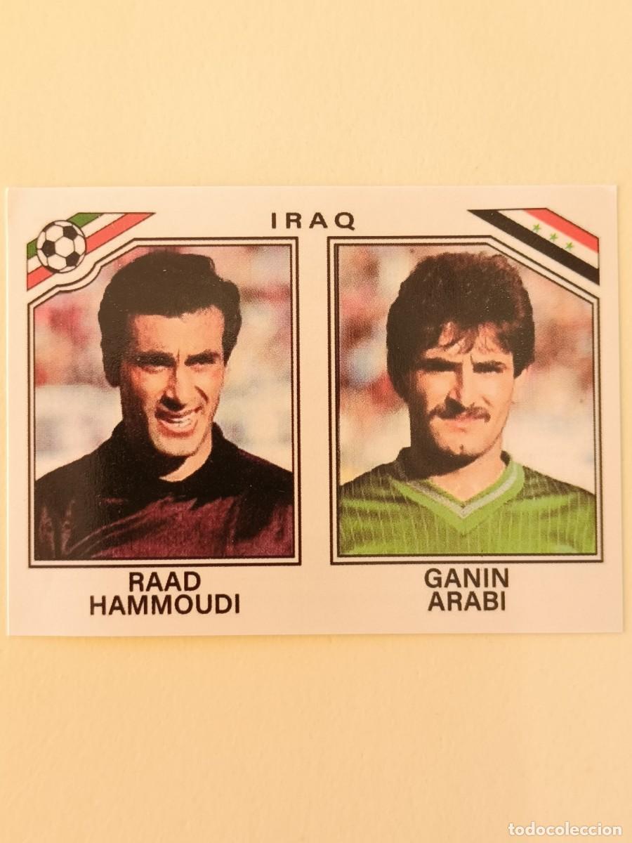 Cromos de f&uacute;tbol: #102 RAAD HAMMOUDI-GANIN ARABI (IRAQ) MUNDIAL MEXICO 86 PANINI