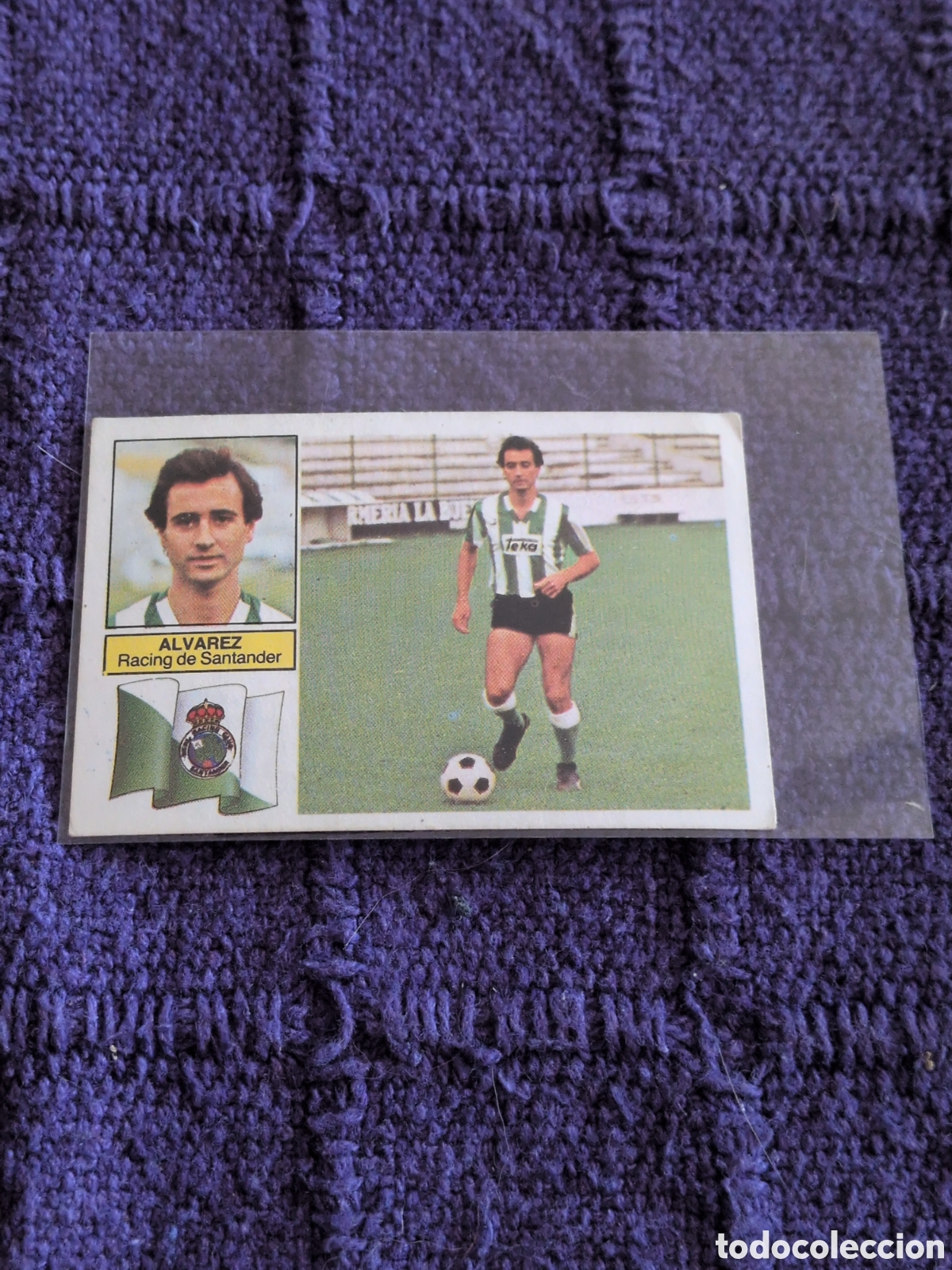 Cromos de Futebol: ALVAREZ RACING DE SANTANDER FICHAJE 21 LIGA ESTE 1982 1983 82 83. NUNCA PEGADO. NUEVO