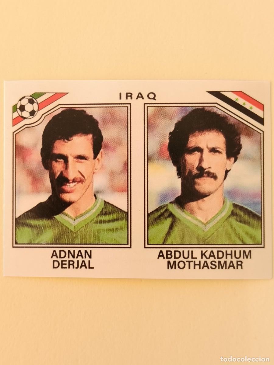 Cromos de f&uacute;tbol: #103 ADNEN DERJAL-ABDUL KADHUM MOTHASMAR (IRAQ) MUNDIAL MEXICO 86 PANINI