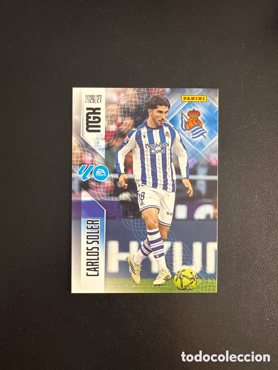 Cromos de f&uacute;tbol: CARLOS SOLER REAL SOCIEDAD NUMERO 319 MEGACRACKS 2026 2027