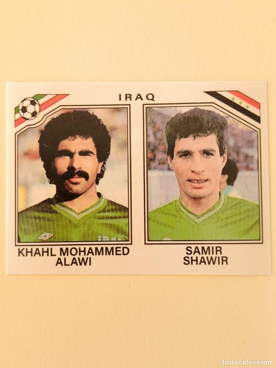 Cromos de f&uacute;tbol: #104 KHAHL MOHAMMED ALAWI-SAMIR SHAWIR (IRAQ) MUNDIAL MEXICO 86 PANINI