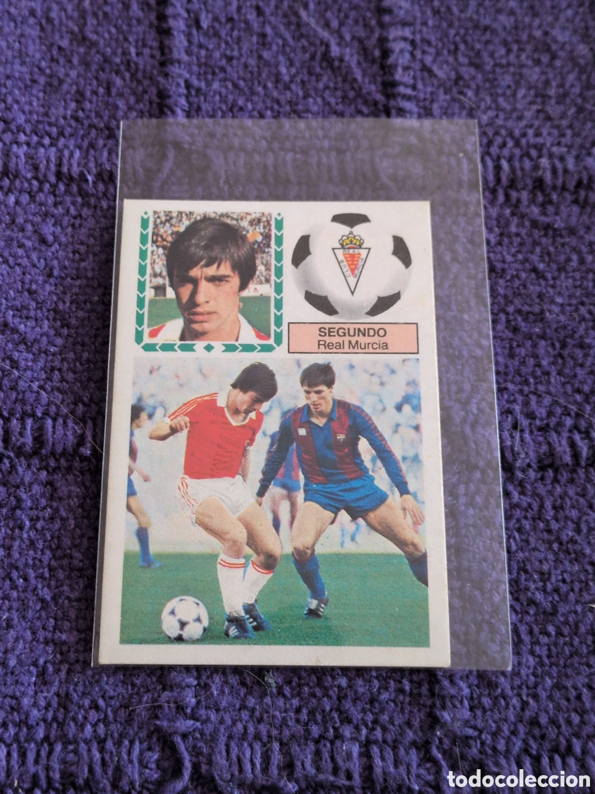 Cromos de f&uacute;tbol: SEGUNDO MURCIA FICHAJE 38 LIGA ESTE 1983/84 83 84 NUNCA PEGADO. NUEVO