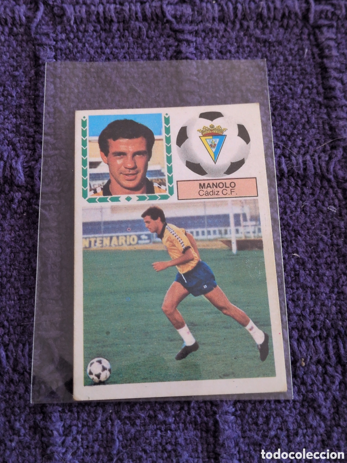 Cromos de Futebol: MANOLO CADIZ C. F. FICHAJE 21 LIGA ESTE 1983 1984 83 84. NUNCA PEGADO. NUEVO
