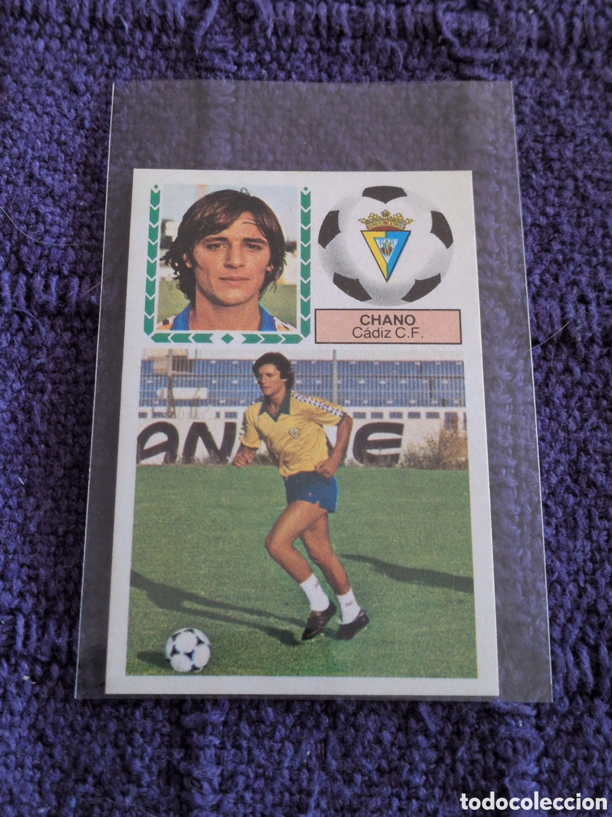Cromos de Futebol: LIGA ESTE 1983 1984 83 84 EDICIONES ESTE CHANO CADIZ DOBLE IMAGEN. NUNCA PEGADO. NUEVO