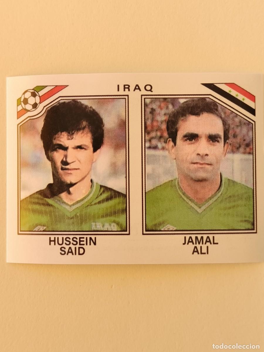Cromos de f&uacute;tbol: #108 HUSSEIN SAID-JAMAL ALI (IRAQ) MUNDIAL MEXICO 86 PANINI
