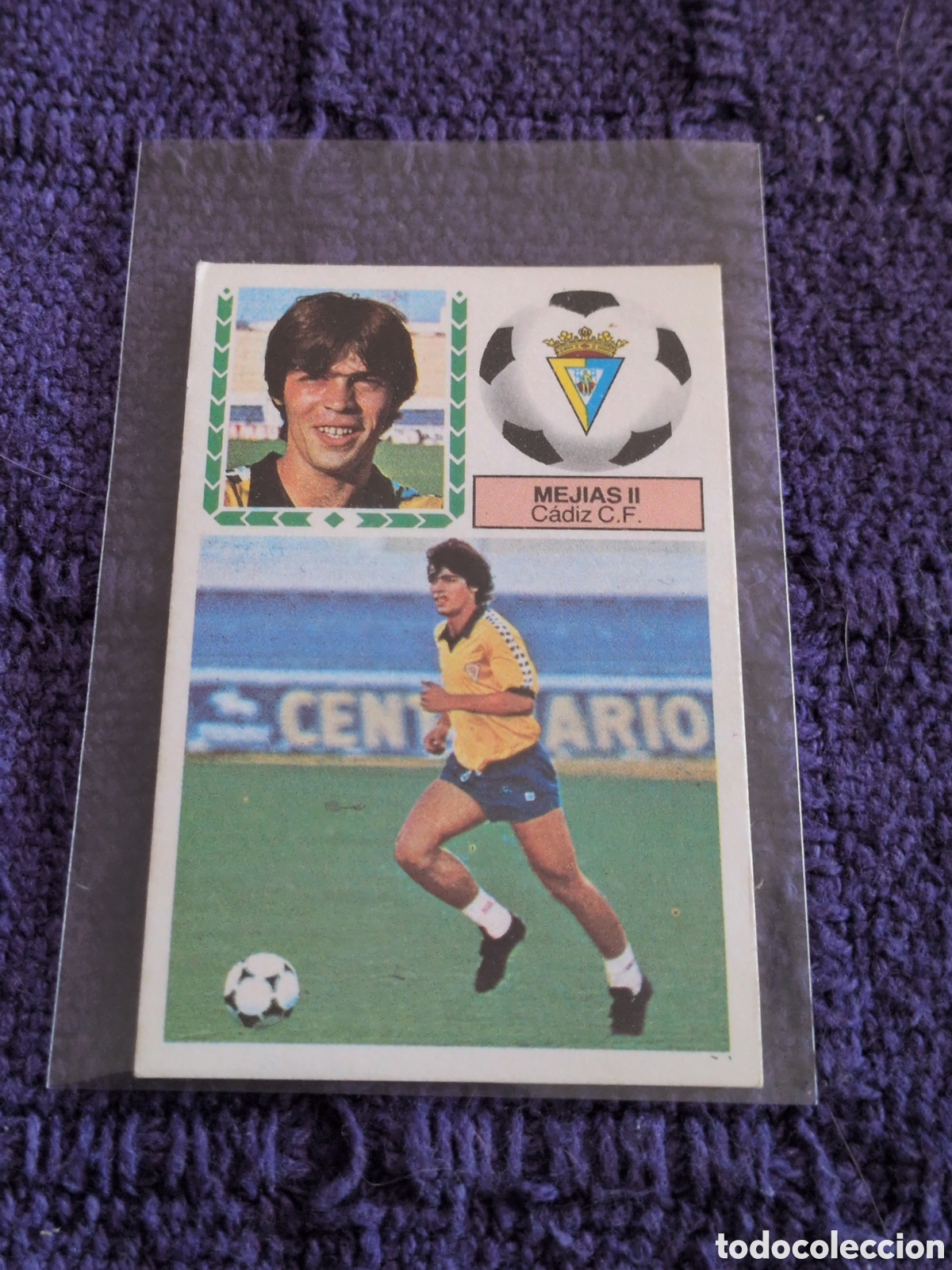 Cromos de Futebol: ESTE 83 84 MEJIAS II DEL CADIZ VERSION B NUEVO SIN PEGAR