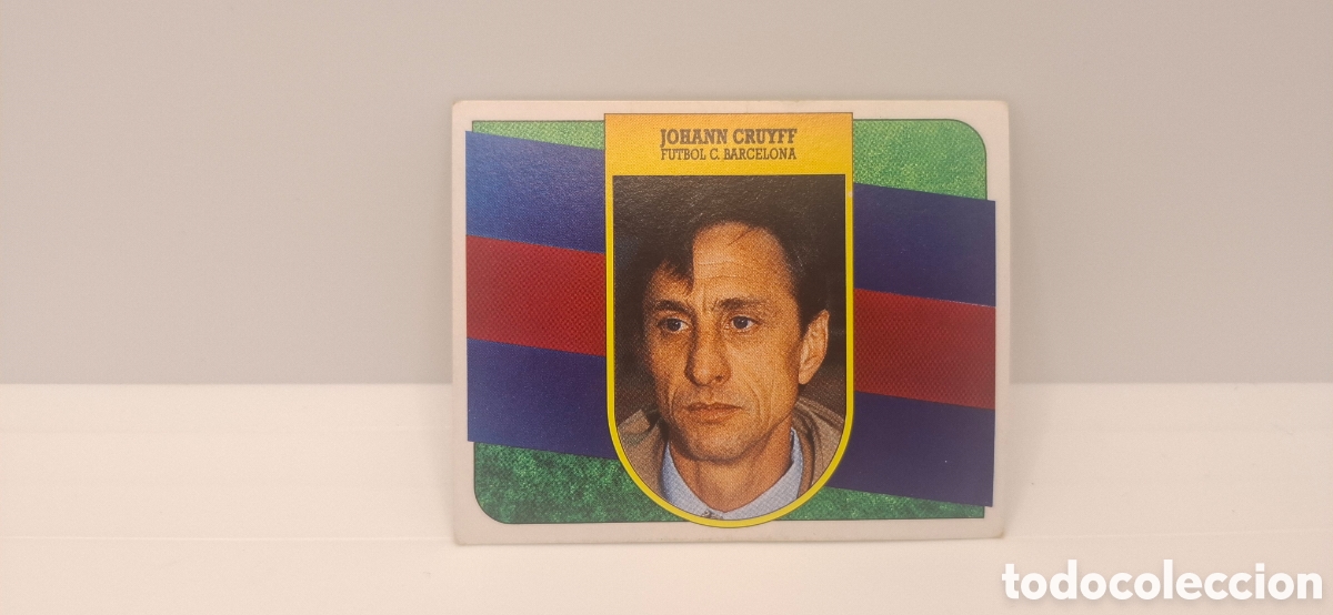 Cromos de f&uacute;tbol: JOHANN CRUYFF BARCELONA EDICIONES ESTE 1991 1992 91 92 SIN PEGAR