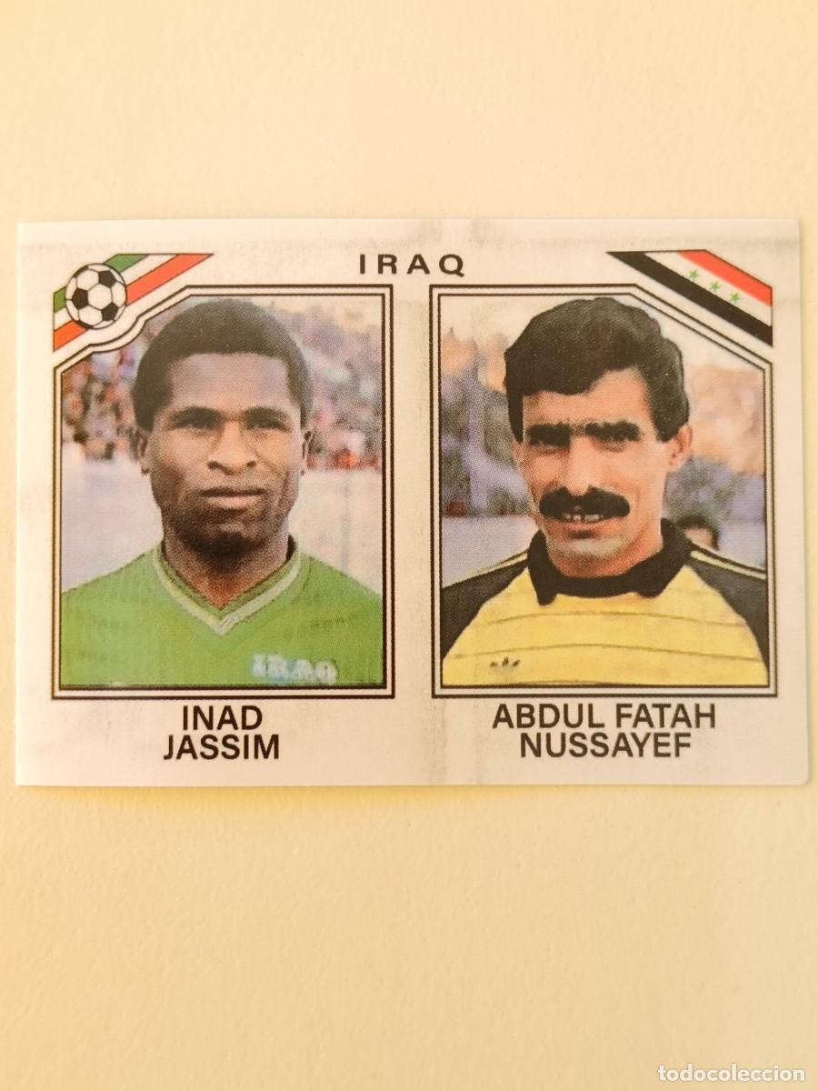 Cromos de f&uacute;tbol: #109 INAD JASSIM-ABDUL FATAH NUSSAYEF (IRAQ) MUNDIAL MEXICO 86 PANINI