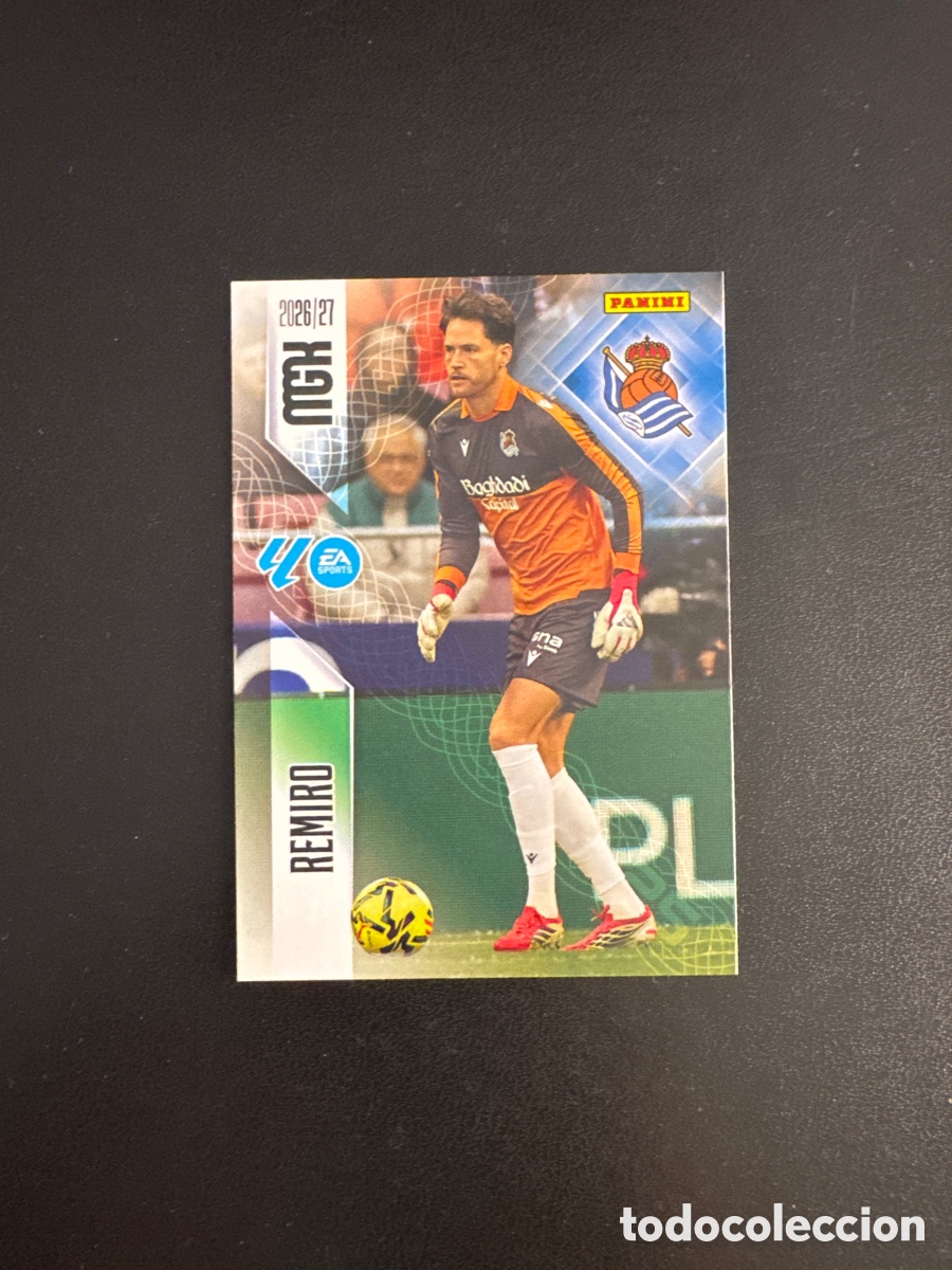 Cromos de f&uacute;tbol: REMIRO REAL SOCIEDAD NUMERO 308 MEGACRACKS 2026 2027