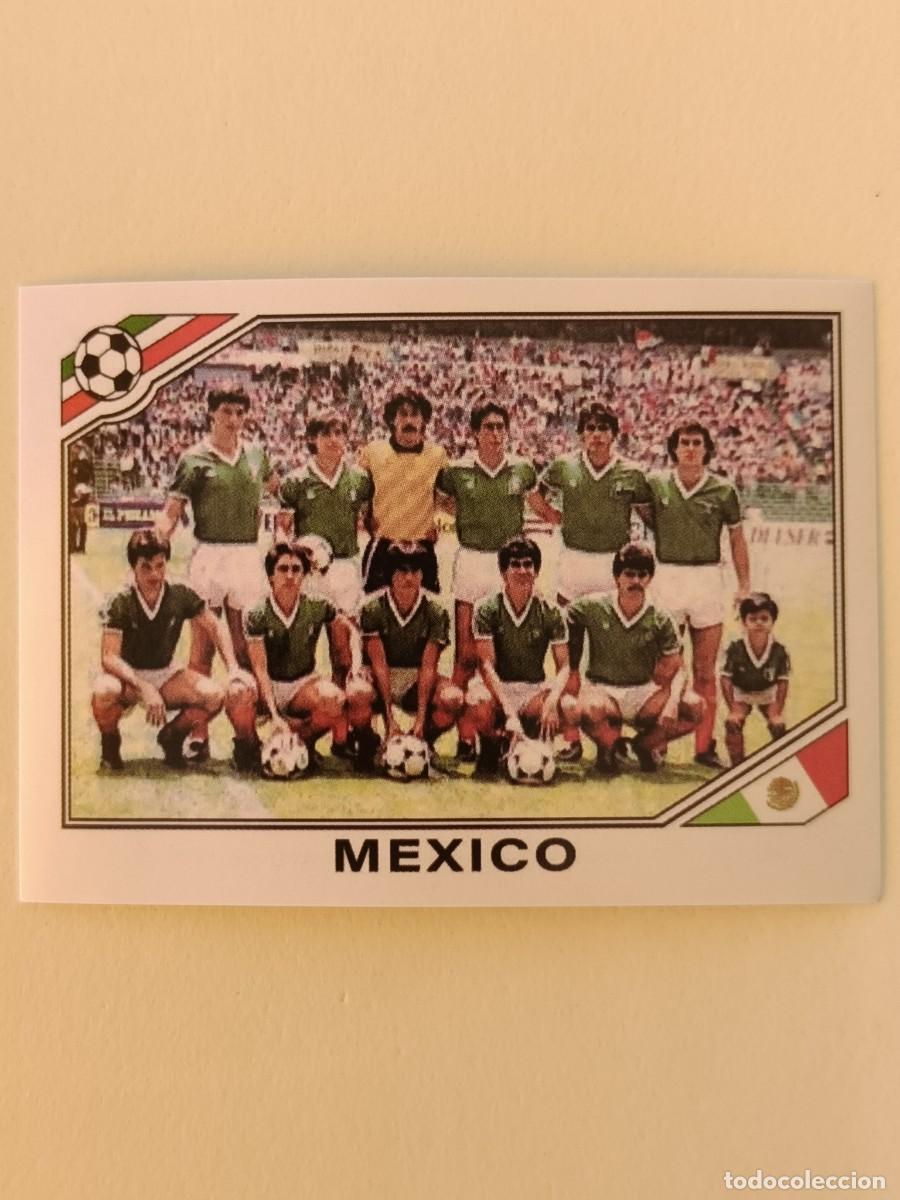 Cromos de f&uacute;tbol: #111 ALINEACION (MEXICO) MUNDIAL MEXICO 86 PANINI