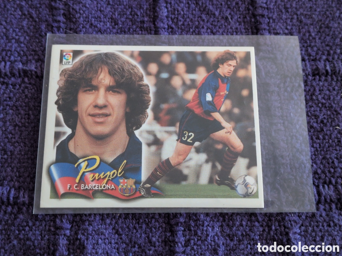 Cromos de Futebol: PUYOL F. C. BARCELONA LIGA ESTE 2000 2001 00 01 NUNCA PEGADO SIN PEGAR. NUEVO