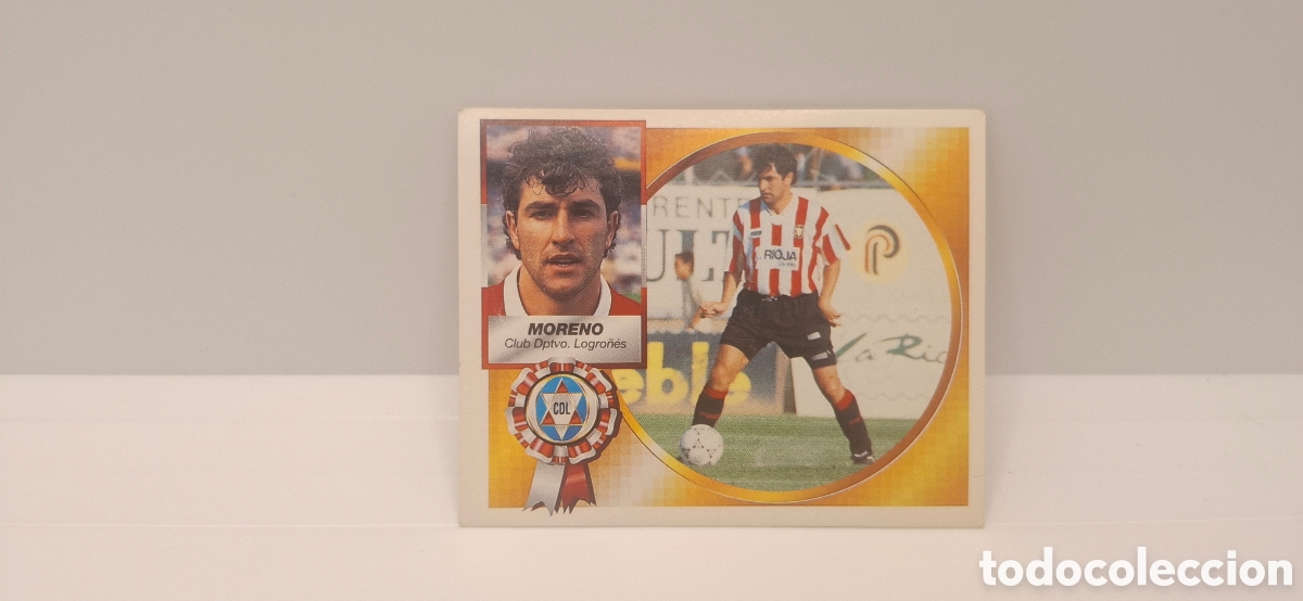 Cromos de f&uacute;tbol: MORENO DEPORTIVO LOGRONES EDICIONES ESTE 1994 1995 94 95 SIN PEGAR