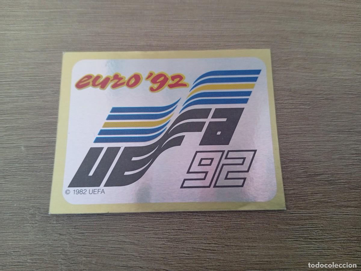 Cromos de f&uacute;tbol: LOGO 1 UEFA PANINI EUROCOPA EURO 1992 92 NUNCA PEGADO SIN PEGAR