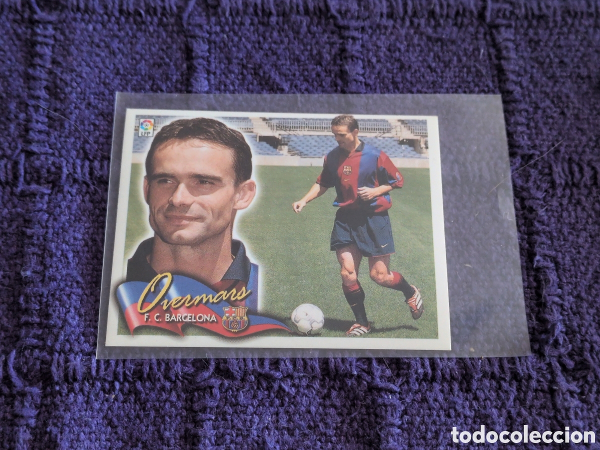 Cromos de Futebol: OVERMARS F. C. BARCELONA COLOCA LIGA ESTE 2000 2001 00 01 NUNCA PEGADO SIN PEGAR. NUEVO