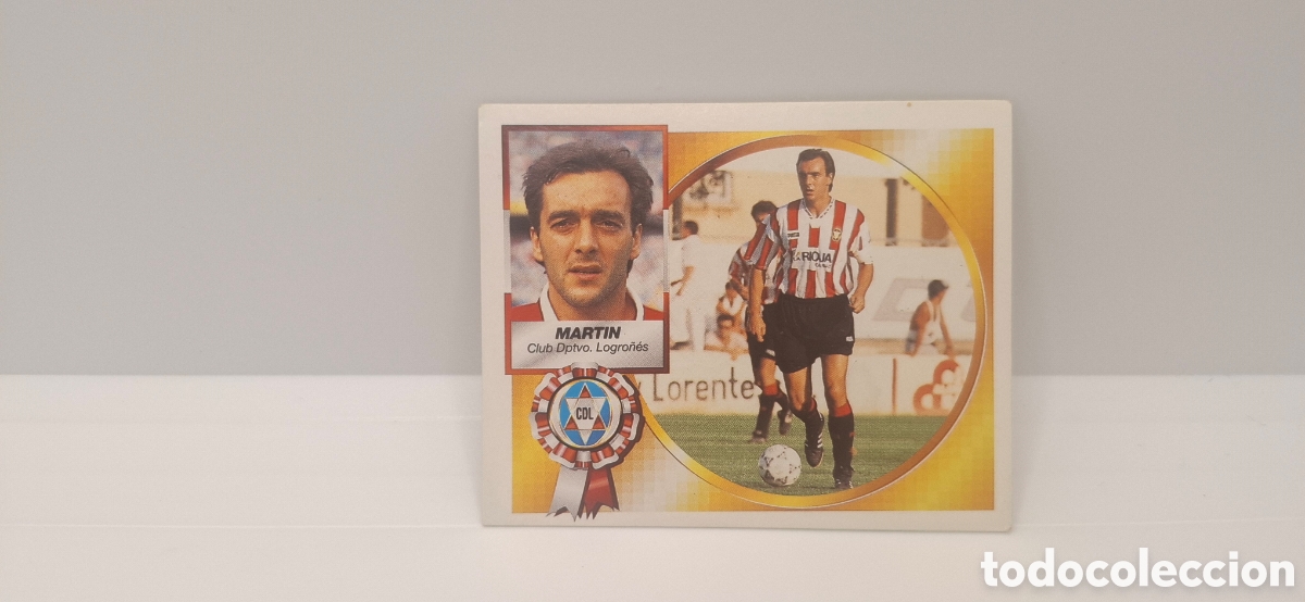 Cromos de f&uacute;tbol: MARTIN LOGRO&Ntilde;ES EDICIONES ESTE 1994 1995 94 95 SIN PEGAR