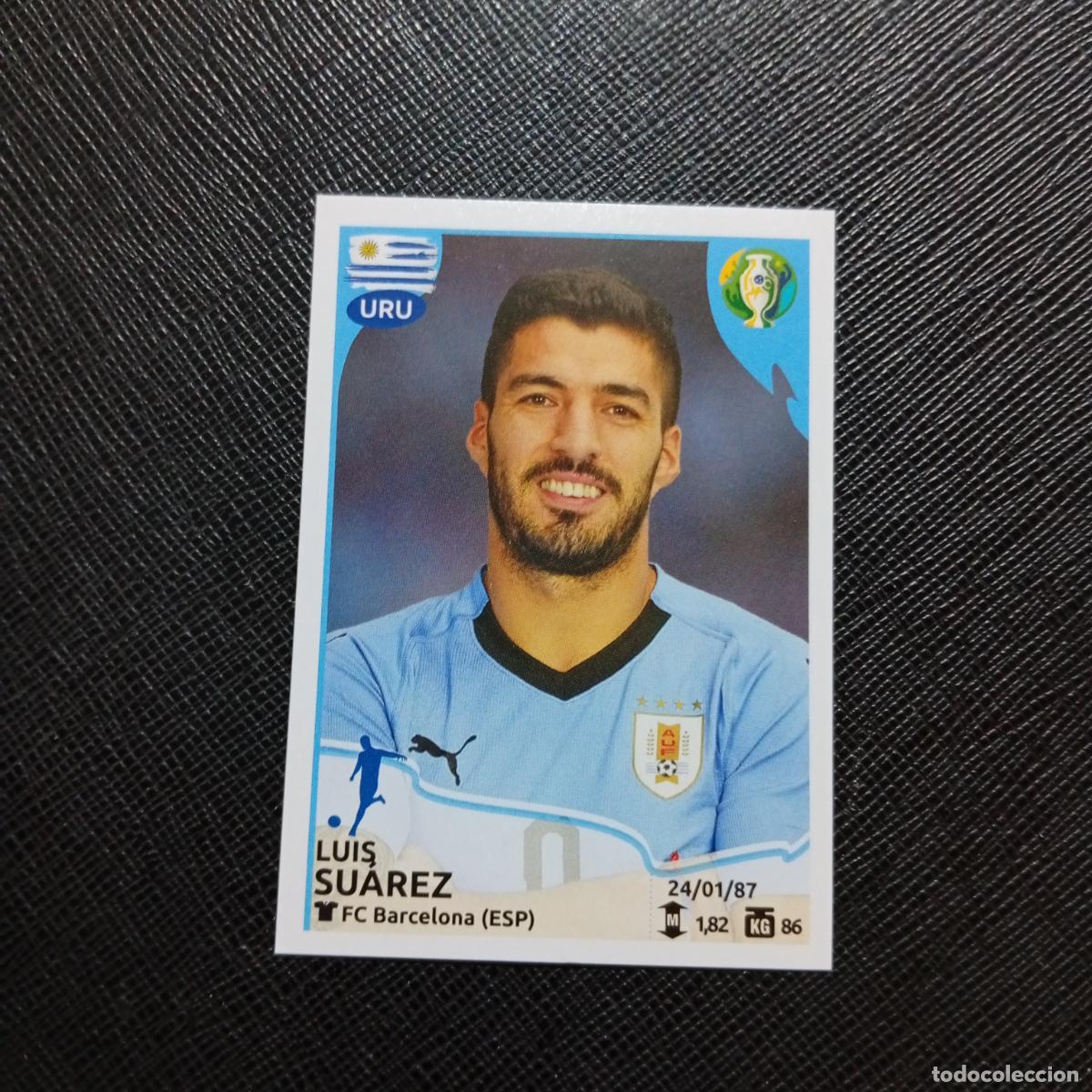 Cromos de f&uacute;tbol: 258 LUIS SUAREZ URUGUAY PANINI COPA AMERICA BRASIL 2019 CROMO FUTBOL 19 - SIN PEGAR