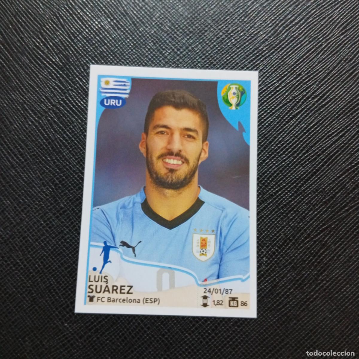 Cromos de f&uacute;tbol: 258 LUIS SUAREZ URUGUAY PANINI COPA AMERICA BRASIL 2019 CROMO FUTBOL 19 - SIN PEGAR