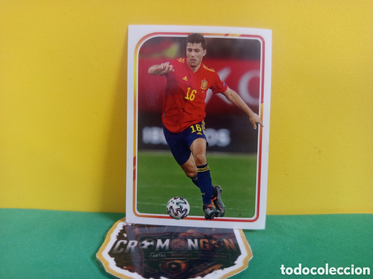 Cromos de f&uacute;tbol: ❇️ CROMO ⚽ RODRI ESPA&Ntilde;A EL &Aacute;LBUM DE LA SELECCI&Oacute;N CARREFOUR PANINI FAMILY SIN PEGAR ❇️