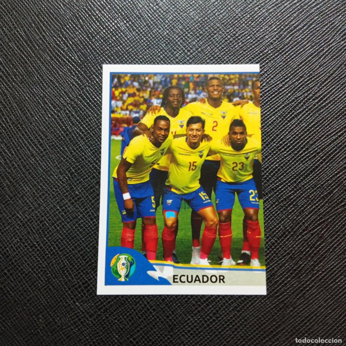 Cromos de f&uacute;tbol: 260 ALINEACION ECUADOR PANINI COPA AMERICA BRASIL 2019 CROMO FUTBOL 19 - SIN PEGAR