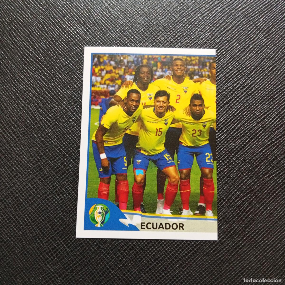 Cromos de f&uacute;tbol: 260 ALINEACION ECUADOR PANINI COPA AMERICA BRASIL 2019 CROMO FUTBOL 19 - SIN PEGAR