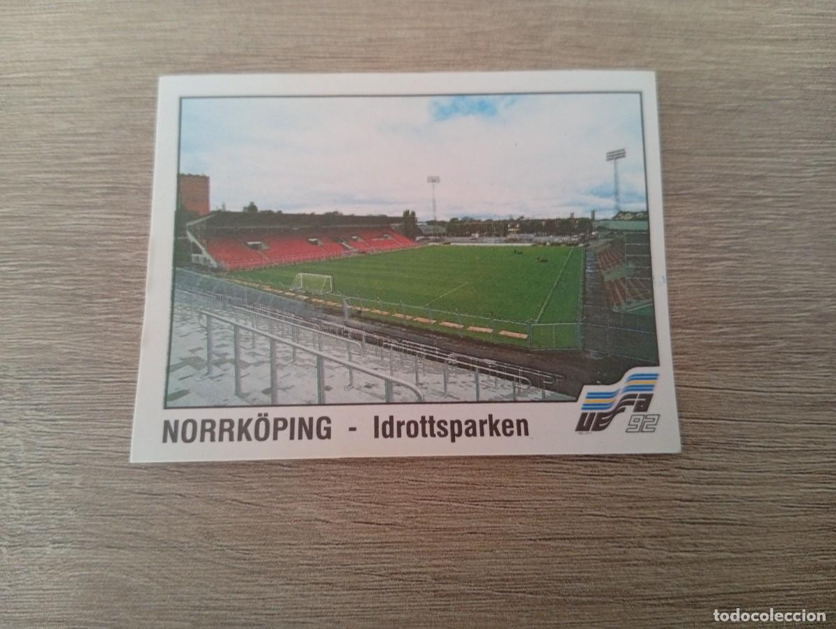 Cromos de f&uacute;tbol: ESTADIO NORRKOPING IDROTTSPARKEN 13 PANINI EUROCOPA EURO 1992 92 NUNCA PEGADO SIN PEGAR