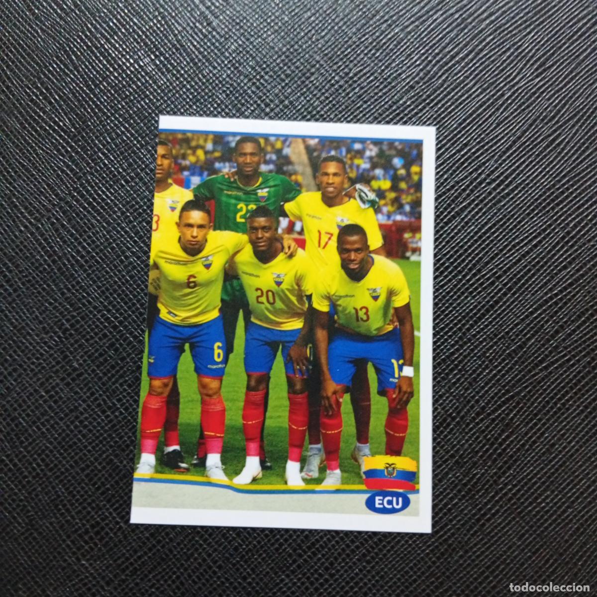 Cromos de f&uacute;tbol: 261 ALINEACION ECUADOR PANINI COPA AMERICA BRASIL 2019 CROMO FUTBOL 19 - SIN PEGAR