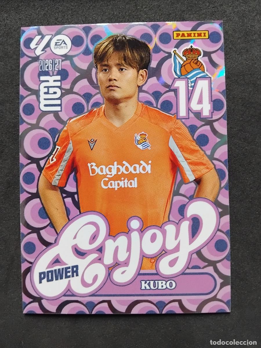 Cromos de f&uacute;tbol: KUBO ENJOY POWER - REAL SOCIEDAD 384P - LALIGA PANINI MGK MEGACRACKS 2026-27 2026 2027 Mega cracks