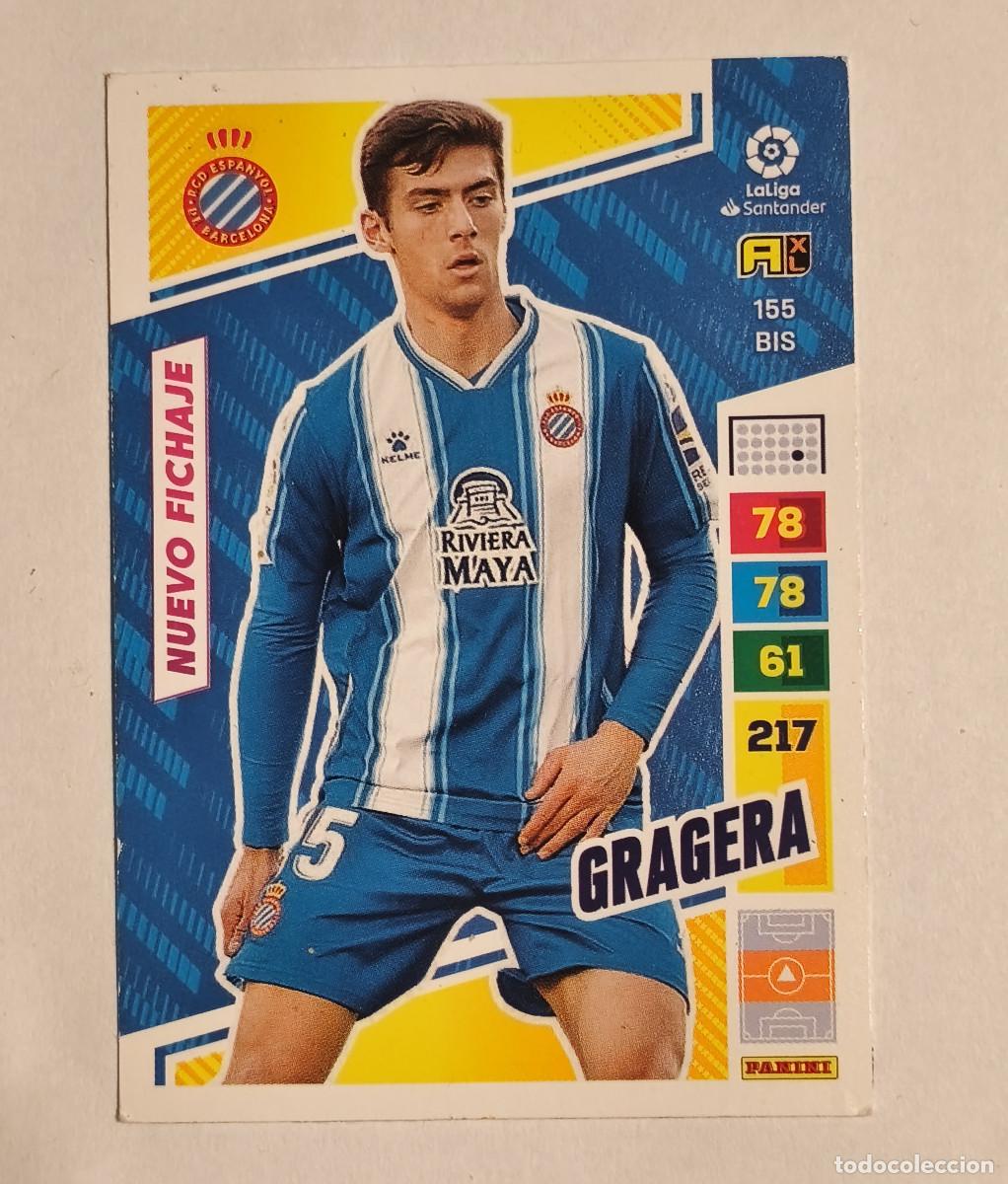 Cromos de f&uacute;tbol: ADRENALYN LA LIGA 2022 2023 PANINI - 155 BIS GRAGERA - RCD ESPANYOL