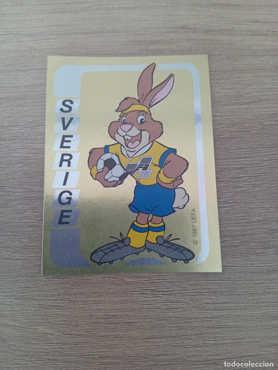 Cromos de f&uacute;tbol: BERNI MASCOTA SUECIA 16 PANINI EUROCOPA EURO 1992 92 NUNCA PEGADO SIN PEGAR